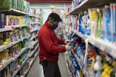 La inflaci�n del semestre arranca con una fuerte presi�n de alimentos