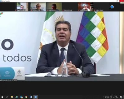 El Gobernador del Chaco, Jorge Capitanich, se reuni� con el CAA y reitero su apoyo y compromiso con la iniciativa