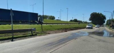 Pasadas las lluvias, retiraron finalmente los residuos abandonados sobre Colectora