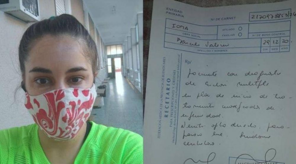 Una joven de Berazategui reclama entrega de medicamentos a IOMA