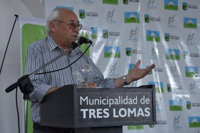 Tres Lomas: lvarez anunci el arribo de obras por ms de 200 millones de pesos