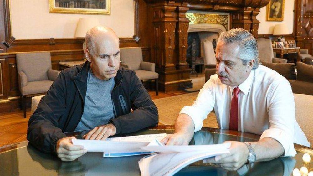 Alberto Fernndez y Rodrguez Larreta buscan una instancia de negociacin para destrabar el conflicto por la quita de fondos