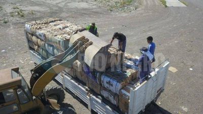 Partieron de Viedma 20.000 kilogramos de cartón para reciclar