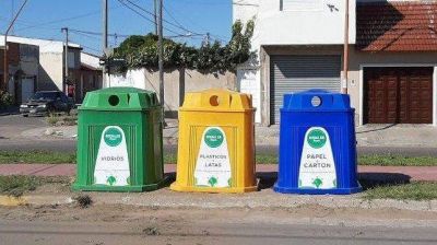 Instalaron otros 3 puntos limpios con campanas para la separaci�n de residuos