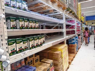 Hay faltante de productos en las g�ndolas de Neuqu�n y R�o Negro