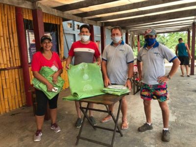 Ituzaing�: iniciaron en la playa una campa�a para la separaci�n de residuos