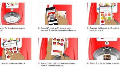 Coca-Cola implanta una tecnolog�a que se activa desde el m�vil y sin contacto en las m�quinas Freestyle