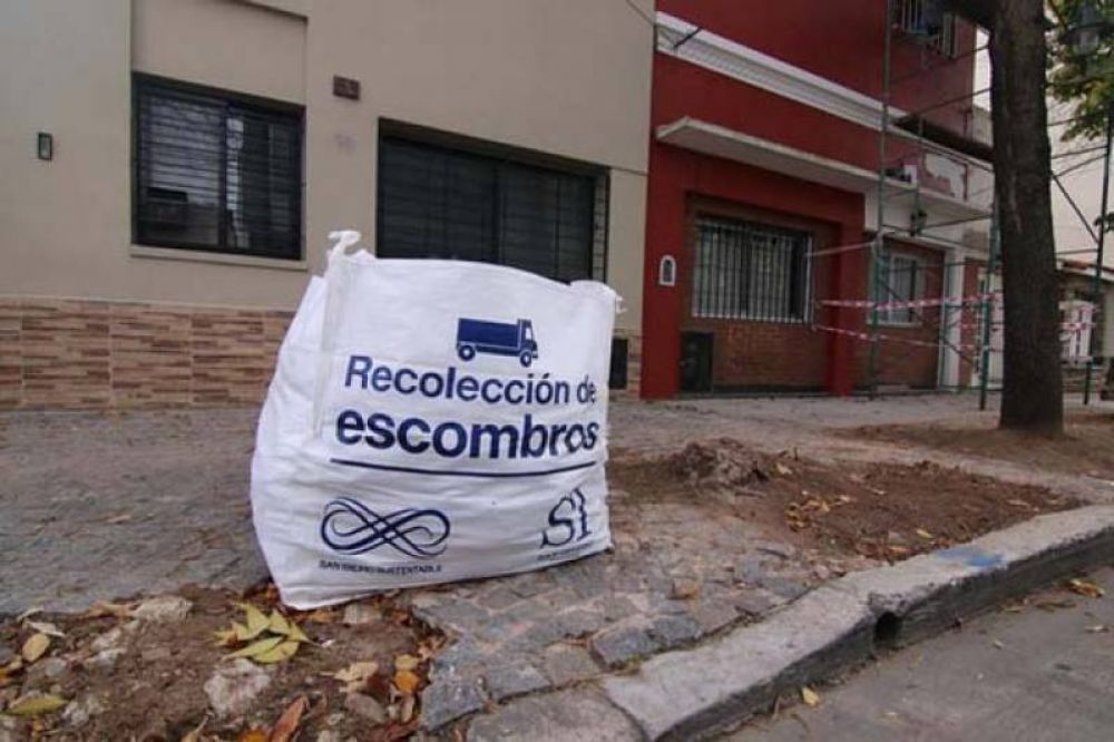 San Isidro: más de 2 mil vecinos utilizaron el servicio de bolsones de escombros