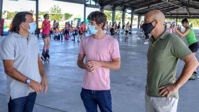 Juan Andreotti compartió un evento familiar de juegos, deportes y kartings en el Parque Náutico