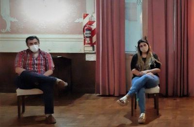 Tras la designaci�n de Camila Caballero, Salazar y Sancho explicaron cu�l ser� el rol del Municipio en la vacunaci�n