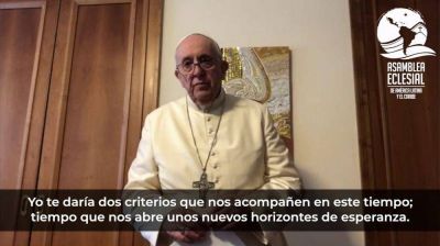 El Papa. Por un Iglesia Pueblo de Dios que camina unida en Am�rica Latina