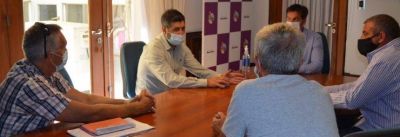 Rojas se reuni� con la Liga de F�tbol por la presencialidad en las canchas