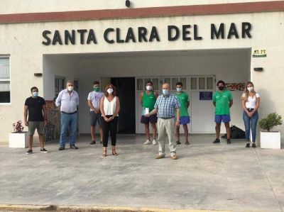 La ministra de Trabajo de la Provincia, Mara Malec, visit� Santa Clara del Mar y afirm� que se �trabaja en muy buena sinton�a�