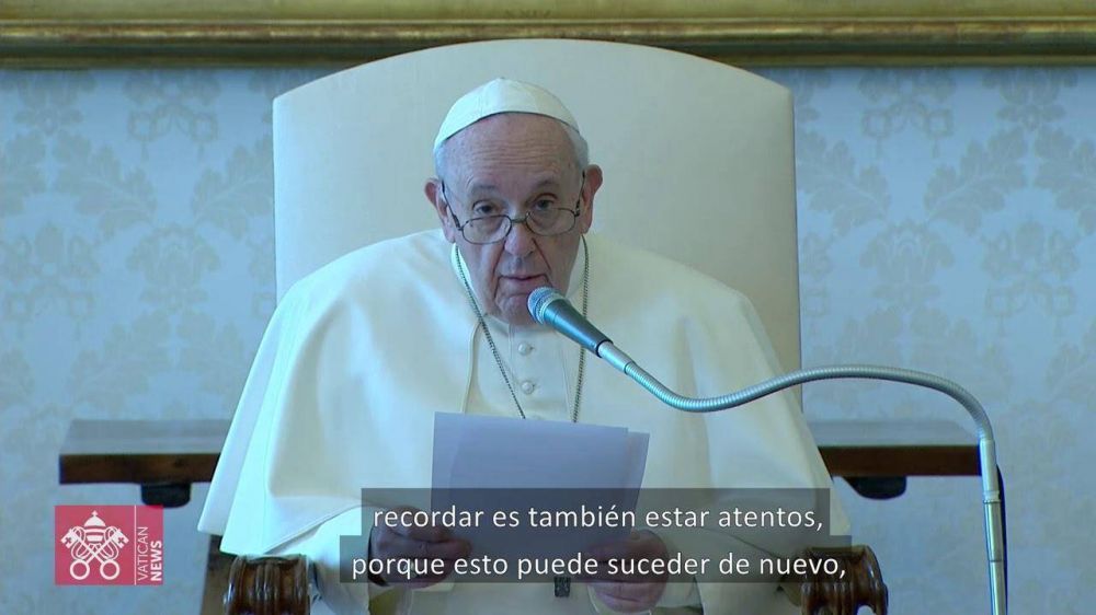 Francisco, recordar la Sho� es un signo de humanidad