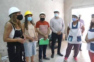 Chornobroff y Sierra visitan escuelas y supervisan obras de infraestructura educativa