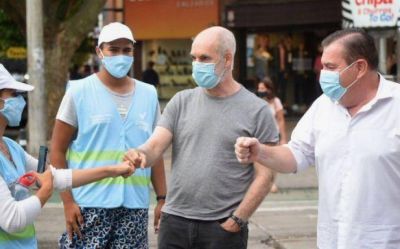 En la previa electoral, Montenegro y Larreta recorrieron las calles marplatenses