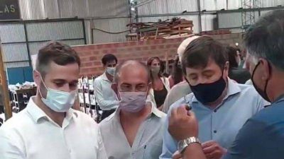 Tras anunciar un aumento en la Tarjeta Alimentar, Arroyo visit� Pilar
