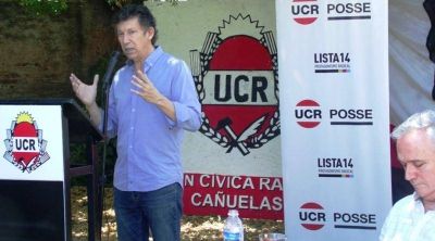 Ca�uelas-Gustavo Posse anuncio la separaci�n de los Radicales con el Pro de Macri