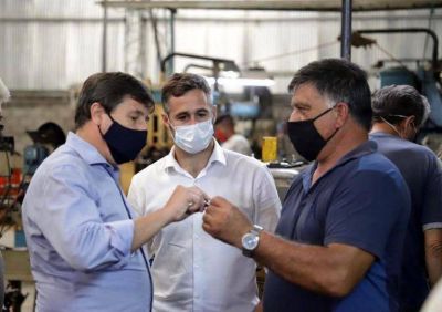 Ach�val y Arroyo juntos en Pilar con el eje en el trabajo y la inclusi�n social