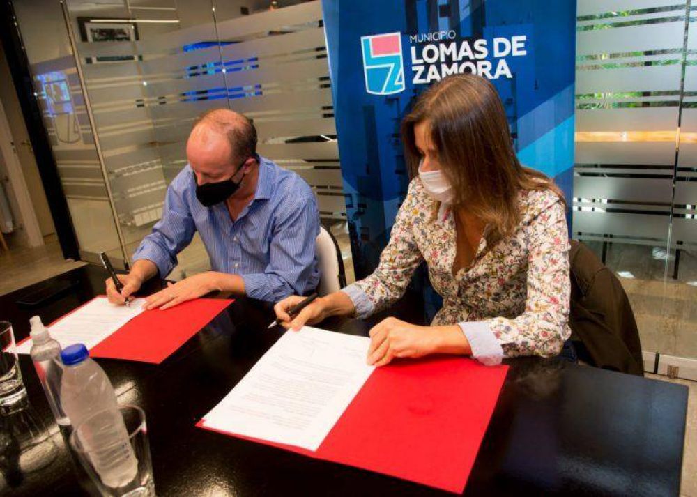 Convenio de colaboracin para mejorar la seguridad en Lomas de Zamora