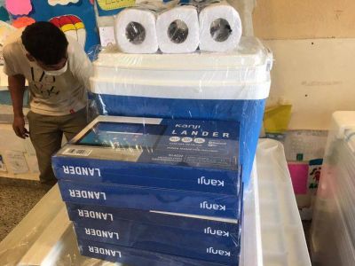 Las escuelas de Berazategui se preparan para la vacunaci�n