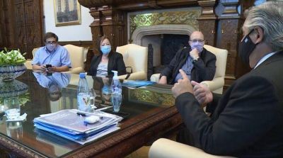 Frizza, tras la reuni�n con Alberto Fern�ndez: �El presidente qued� convencido que la COOPI es una apuesta a la vida�