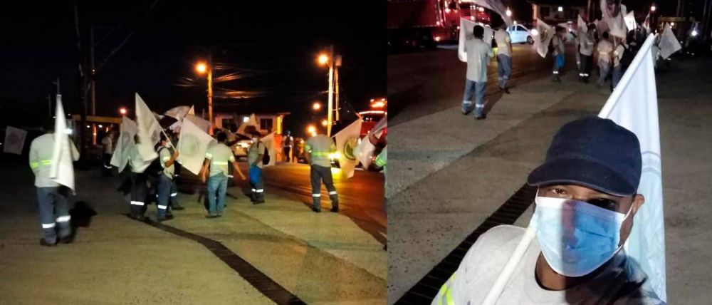 Panam�: Contin�a protesta contra tercerizaci�n en Cervecer�a Nacional