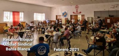 Bahía Blanca, El bloque de unidad sindical // quienes integran sus secretarias para fortalecer aún más la conducción