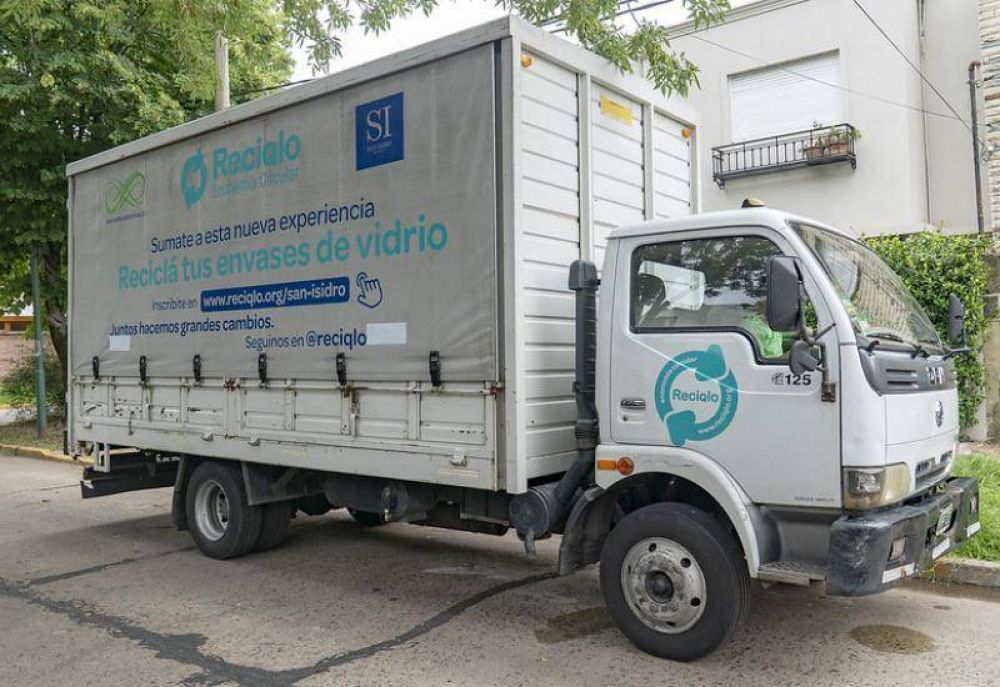San Isidro y su primer programa de reciclado de vidrio a domicilio