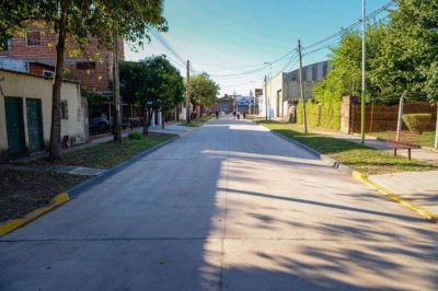 Se inaugur� un nuevo tramo de la calle Jos� Verdi