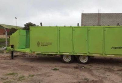 Chepes recibió maquinaria para Planta de Reciclado de Residuos