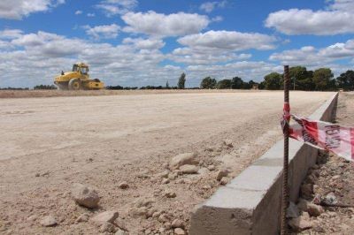 La obra de la cancha de hockey �est� muy avanzada�, destac� Orsili