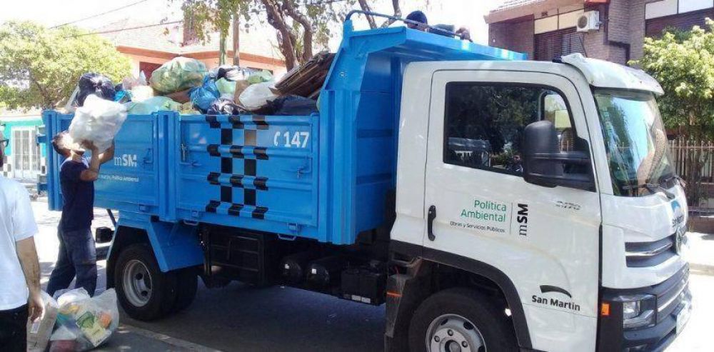 Recoleccin de residuos y servicios municipales: Cmo funcionarn durante los feriados en San Martn?