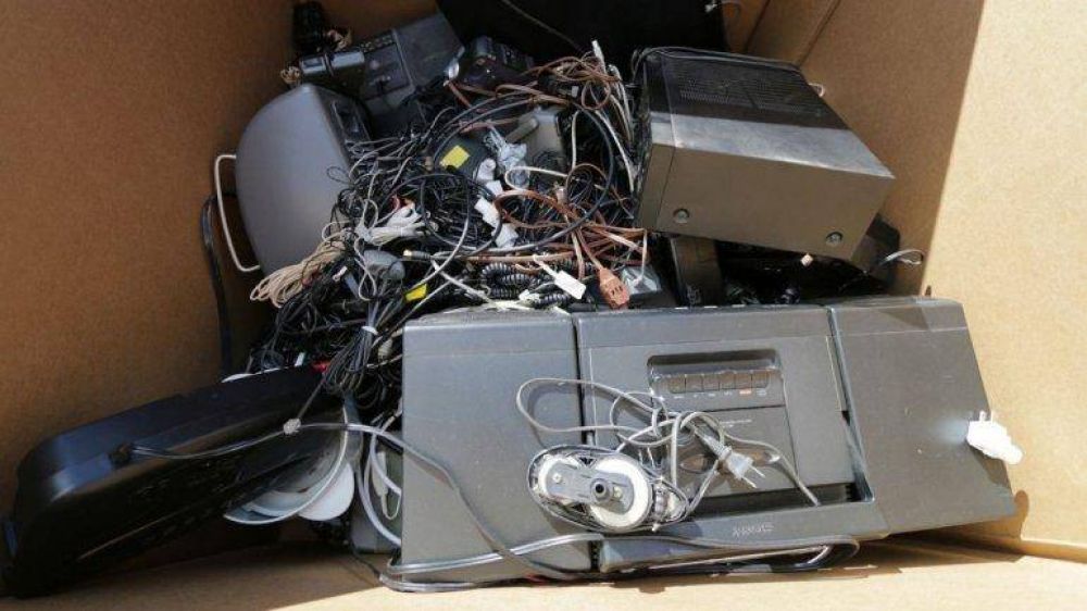 Campaña de recolección de residuos de aparatos electrónicos