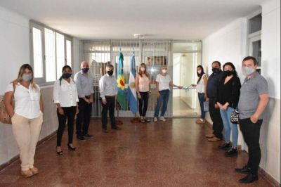 Con una inversi�n de $1.470.000, Britos inaugur� obras en una escuela de Moquehu�