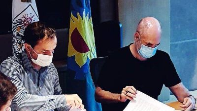 Abella firm� con Larreta importantes convenios sobre educaci�n