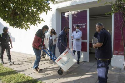 La nueva partida de vacunas comenz� a ser distribuida en hospitales de San Luis