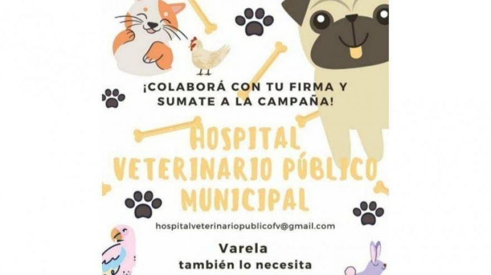 Avanza el pedido para un Hospital Veterinario Municipal en Varela