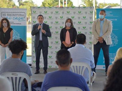 Escrituras para familias de Florencio Varela
