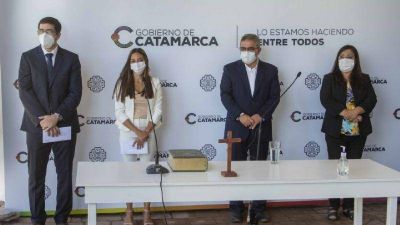 Jalil tom� juramento a los nuevos ministros de Desarrollo Social y de Hacienda P�blica