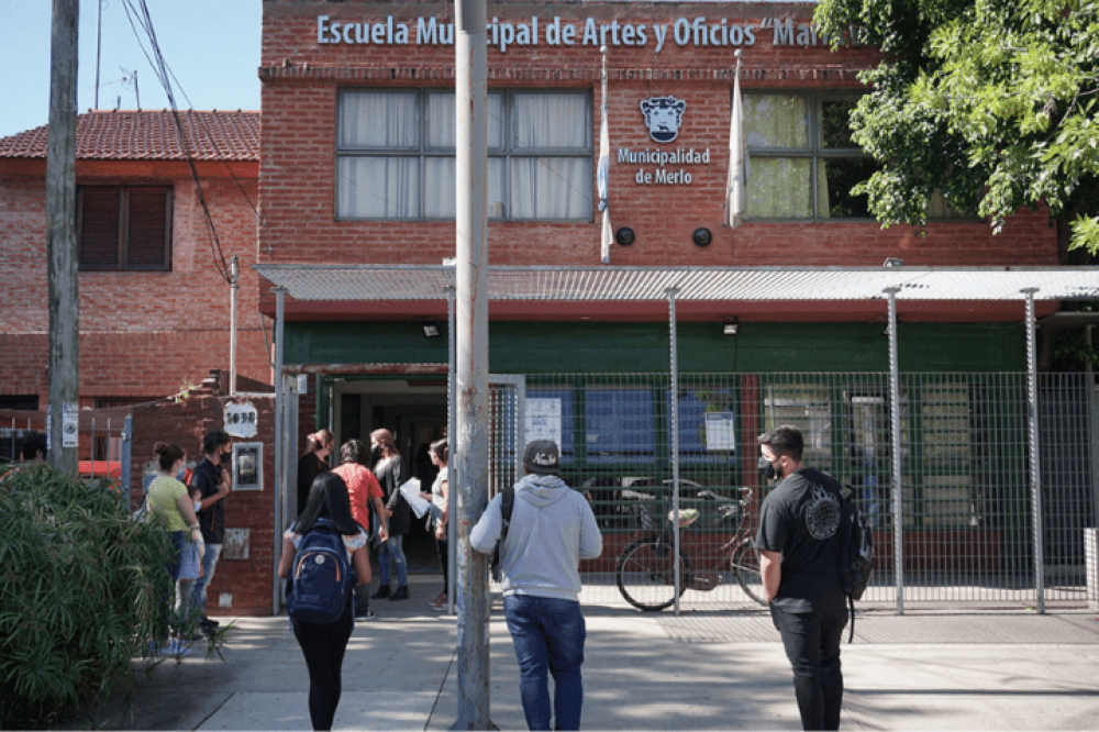 Merlo | El Municipio abri la inscripcin presencial para la Escuela de Artes y Oficios