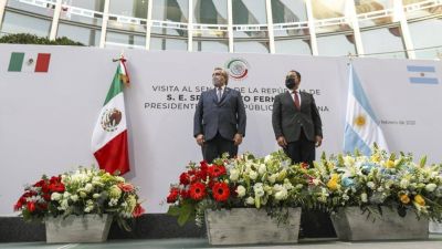 Alberto Fern�ndez participa de los actos del bicentenario de la independencia de M�xico