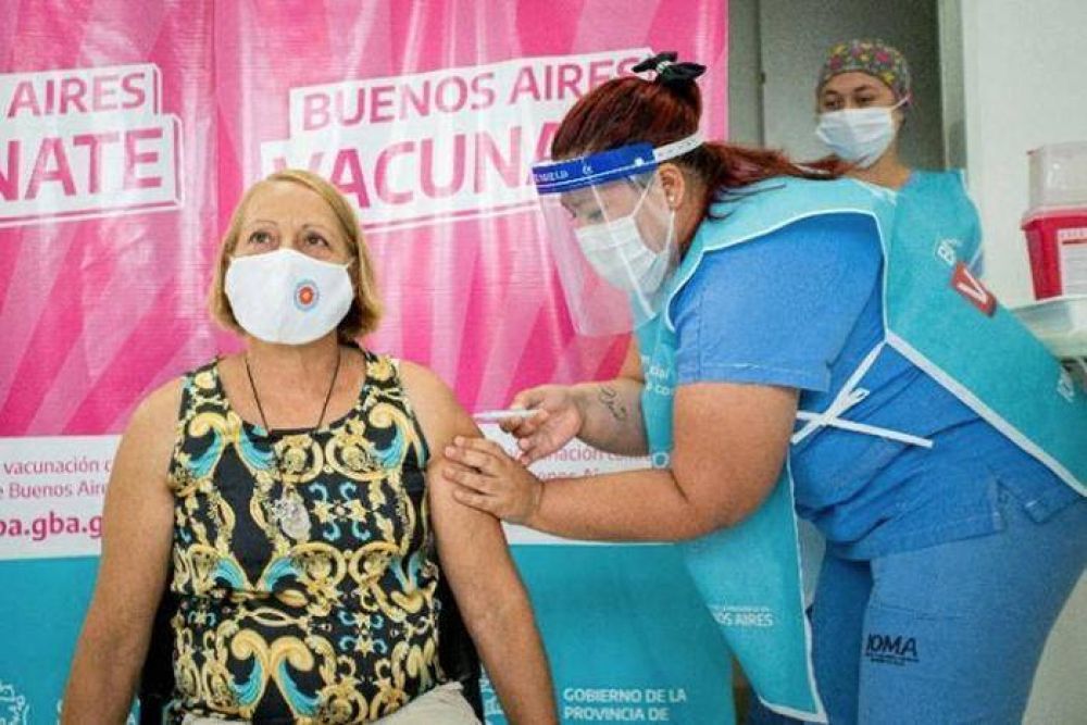 En la provincia de Buenos Aires ya vacunaron a m�s de 400 mil personas