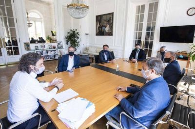 Cafiero recibi� a intendentes del Conurbano con la mira puesta en la vacunaci�n