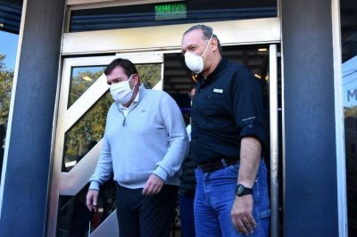 Montenegro y Berni evaluaron reforzar la polic�a en la ciudad