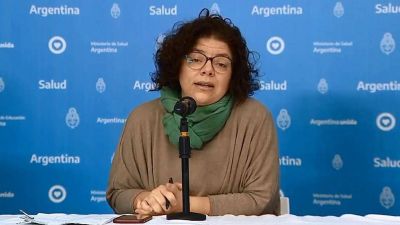 La ministra de Salud, Carla Vizzotti, se contagi� de coronavirus