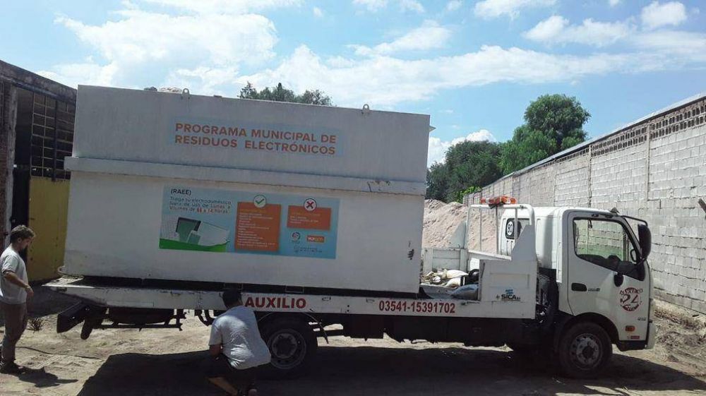 Carlos Paz junt ms de 1600 kilos de residuos electrnicos en los ltimos cuatro meses