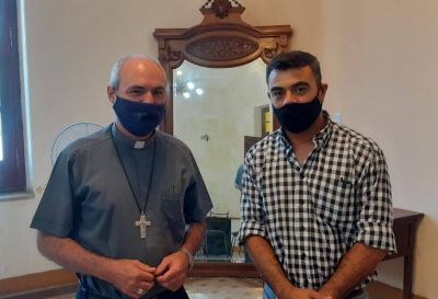 El obispo y Barrios de Pie acordaron acordaron trabajos conjuntos en los barrios del este capitalino