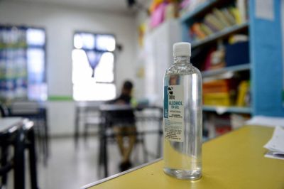 Controles y estrictos protocolos sanitarios en las escuelas municipales de La Plata