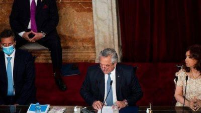 Apertura de sesiones ordinarias 2021: el kirchnerismo hizo foco en el anuncio de la deuda y le peg� a la oposici�n